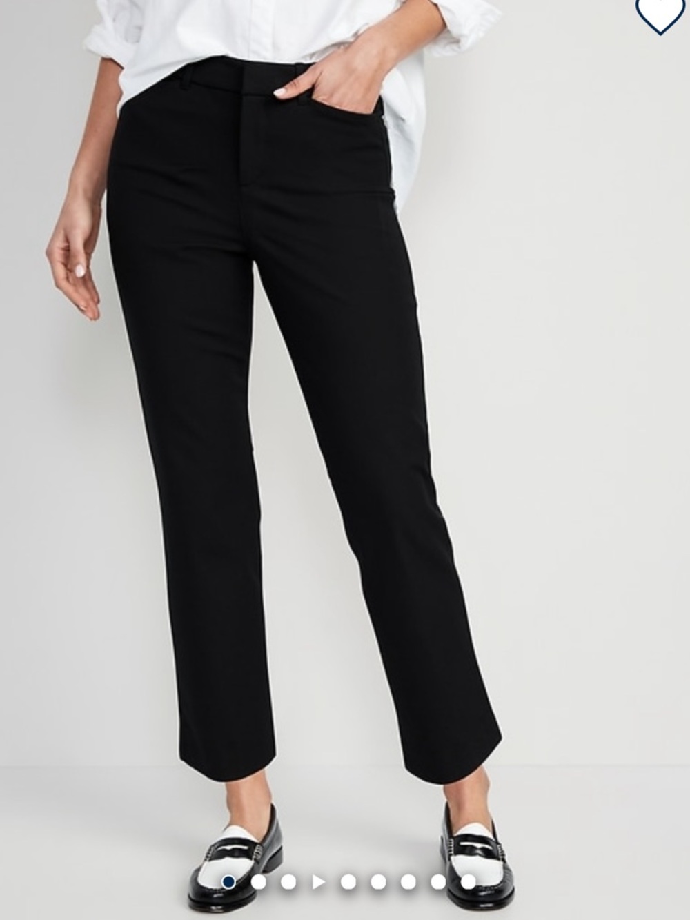 Old Navy High-Rise Pixie Straight Pants